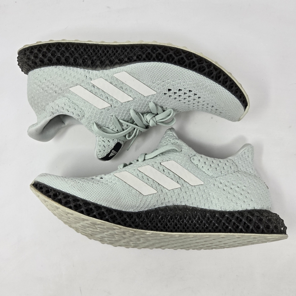 Adidas 4D Futurecraft Linen Green Carbon Black Running Shoe Men’s 8.5 GX6603